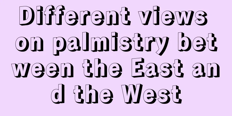 Different views on palmistry between the East and the West