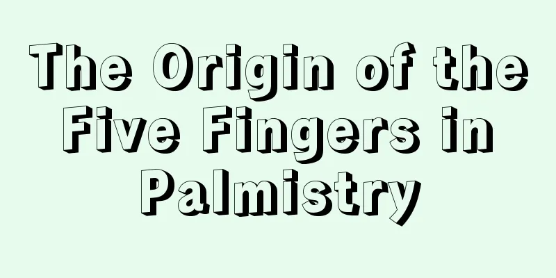 The Origin of the Five Fingers in Palmistry