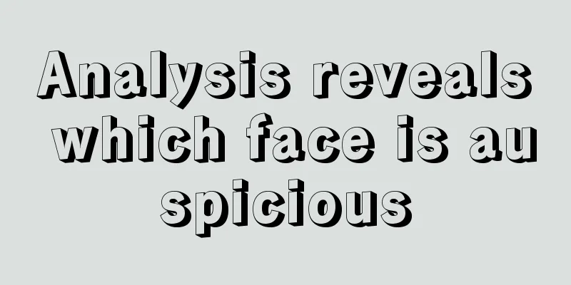 Analysis reveals which face is auspicious