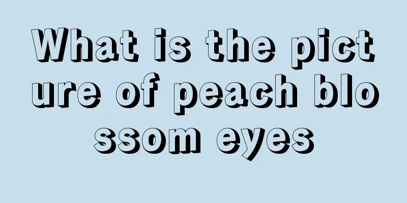 What is the picture of peach blossom eyes