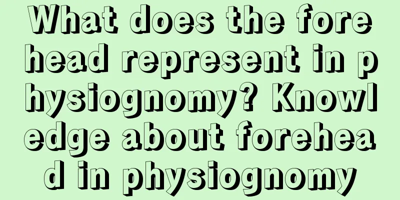 What does the forehead represent in physiognomy? Knowledge about forehead in physiognomy