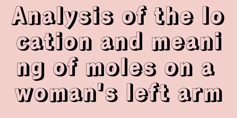 Analysis of the location and meaning of moles on a woman's left arm