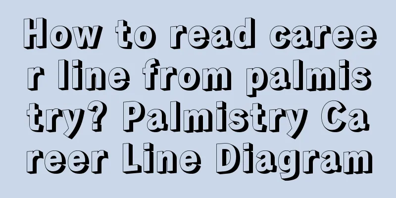 How to read career line from palmistry? Palmistry Career Line Diagram