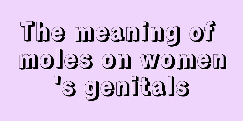 The meaning of moles on women's genitals