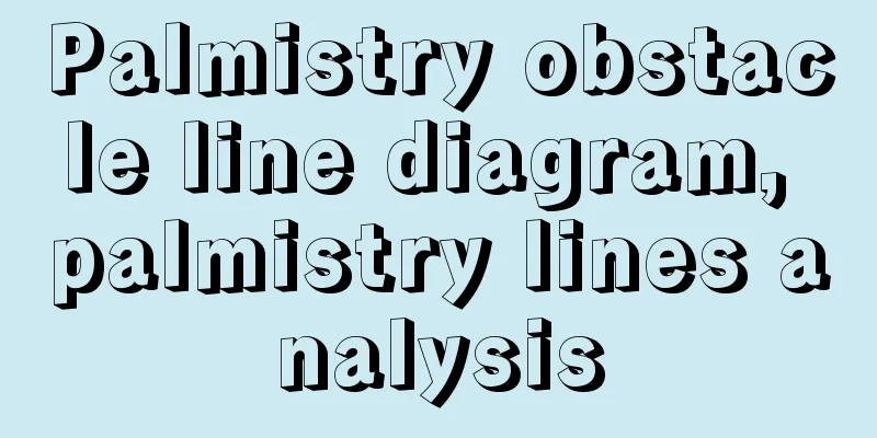 Palmistry obstacle line diagram, palmistry lines analysis