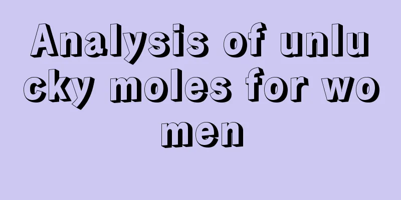 Analysis of unlucky moles for women
