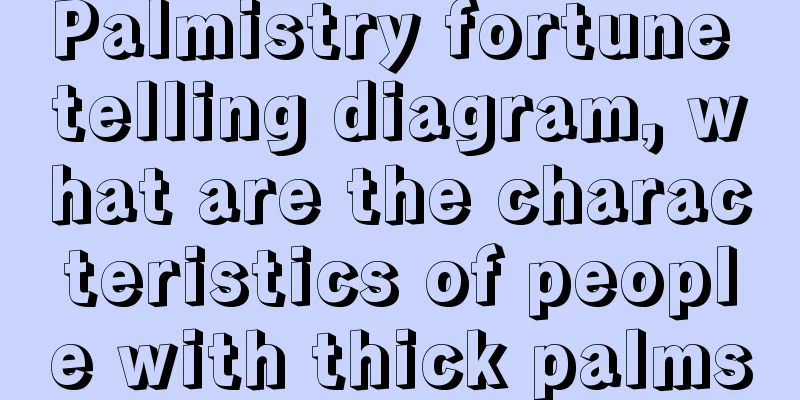 Palmistry fortune telling diagram, what are the characteristics of people with thick palms