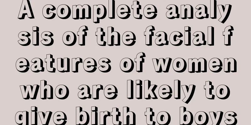 A complete analysis of the facial features of women who are likely to give birth to boys