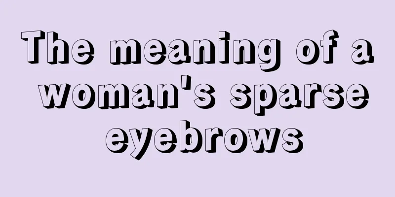 The meaning of a woman's sparse eyebrows
