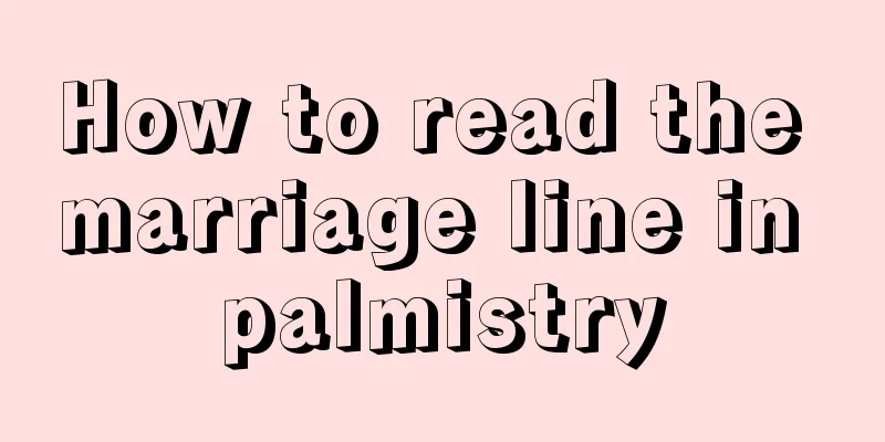 How to read the marriage line in palmistry