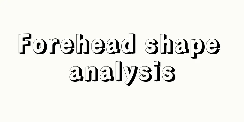 Forehead shape analysis