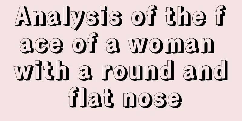 Analysis of the face of a woman with a round and flat nose