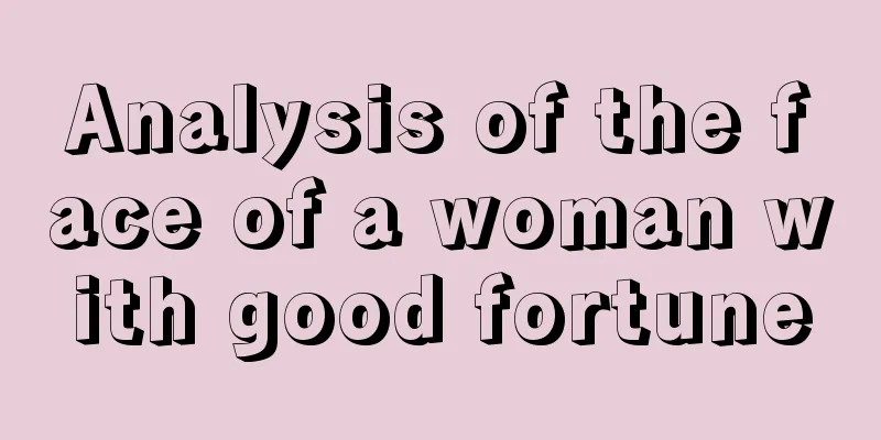 Analysis of the face of a woman with good fortune