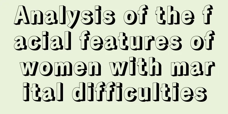 Analysis of the facial features of women with marital difficulties