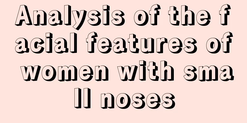Analysis of the facial features of women with small noses
