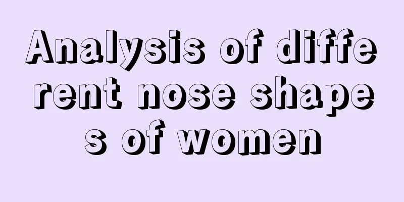 Analysis of different nose shapes of women