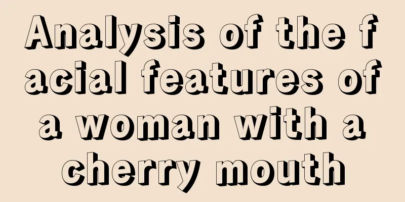 Analysis of the facial features of a woman with a cherry mouth
