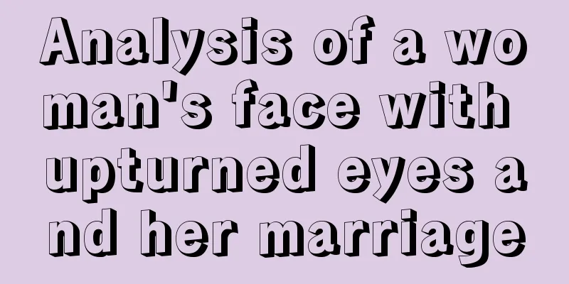 Analysis of a woman's face with upturned eyes and her marriage