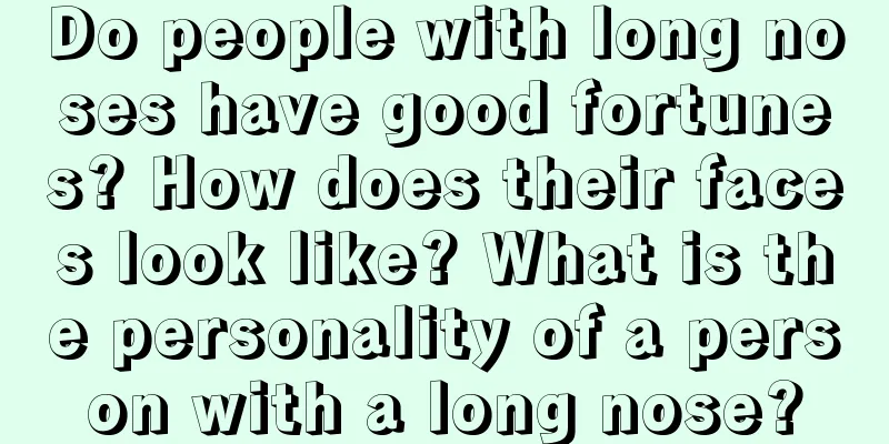 Do people with long noses have good fortunes? How does their faces look like? What is the personality of a person with a long nose?