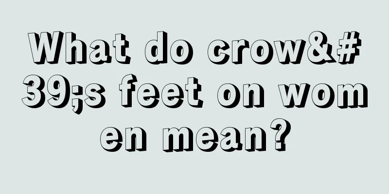 What do crow's feet on women mean?
