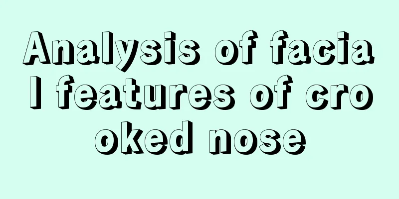 Analysis of facial features of crooked nose