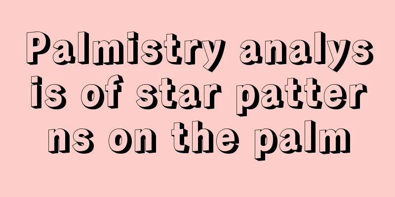 Palmistry analysis of star patterns on the palm