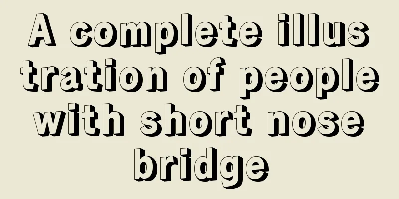 A complete illustration of people with short nose bridge