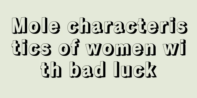 Mole characteristics of women with bad luck