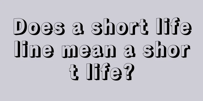 Does a short lifeline mean a short life?