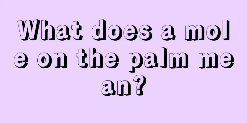 What does a mole on the palm mean?
