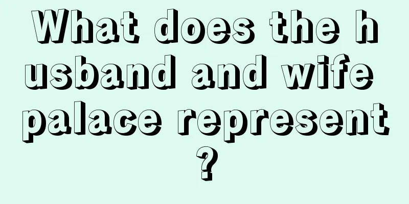 What does the husband and wife palace represent?