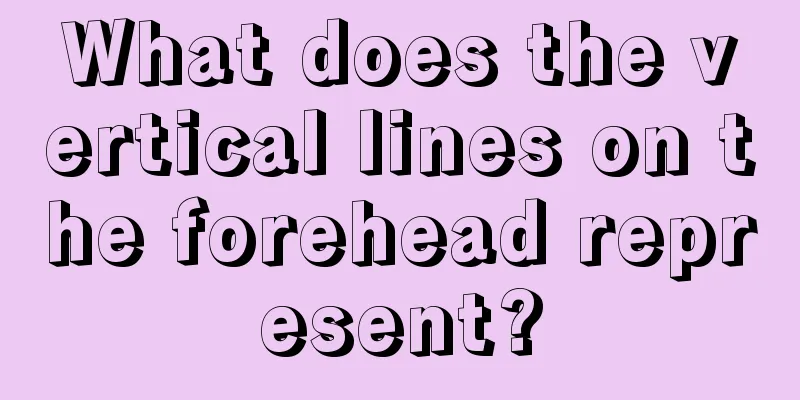 What does the vertical lines on the forehead represent?