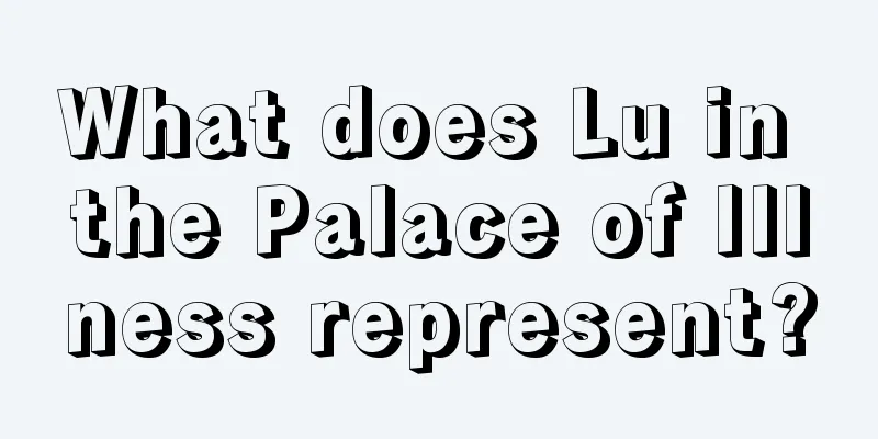 What does Lu in the Palace of Illness represent?