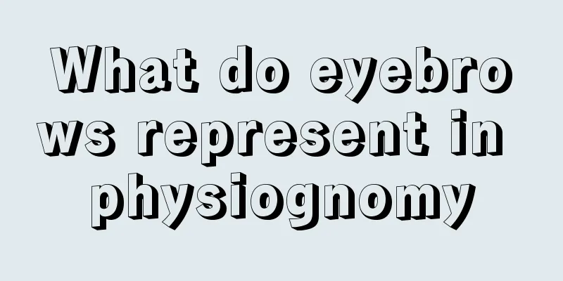 What do eyebrows represent in physiognomy
