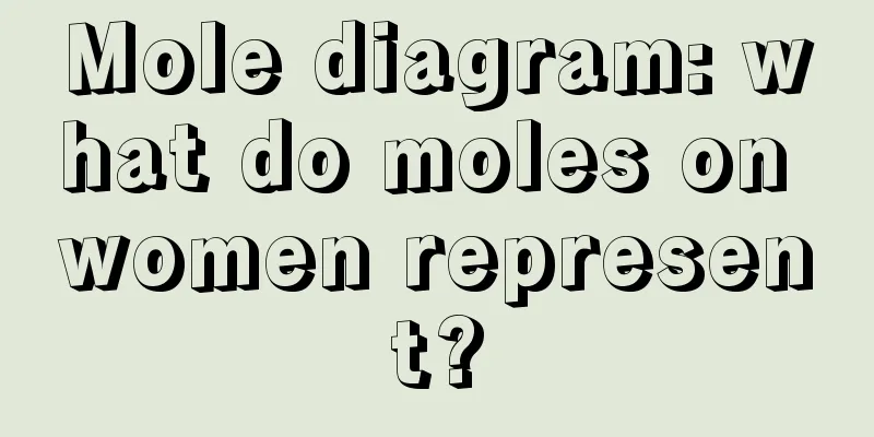 Mole diagram: what do moles on women represent?