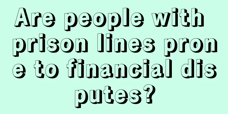 Are people with prison lines prone to financial disputes?