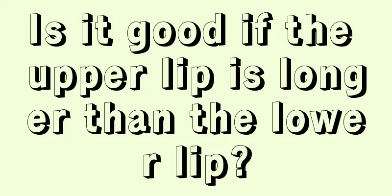 Is it good if the upper lip is longer than the lower lip?