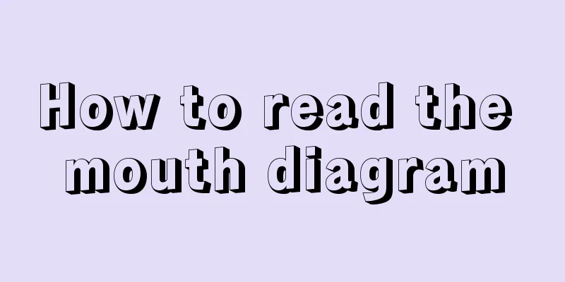 How to read the mouth diagram
