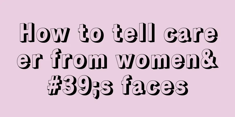 How to tell career from women's faces