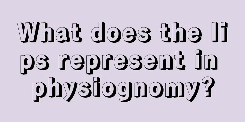 What does the lips represent in physiognomy?