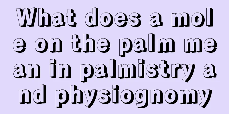 What does a mole on the palm mean in palmistry and physiognomy