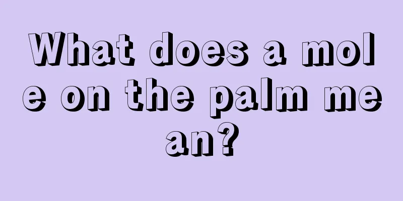What does a mole on the palm mean?