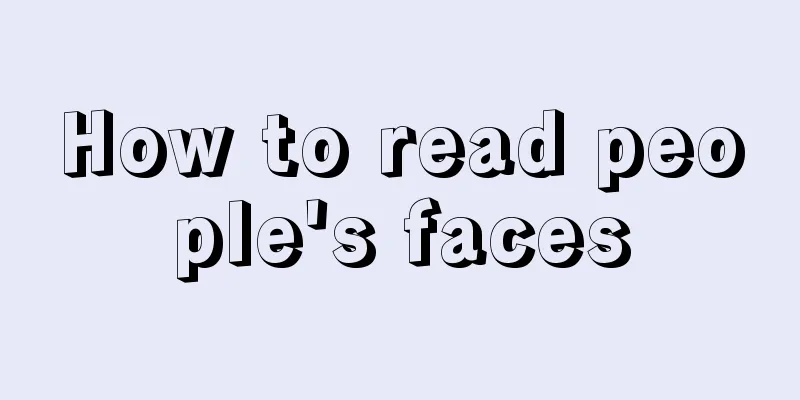 How to read people's faces