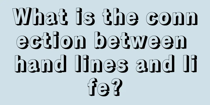 What is the connection between hand lines and life?