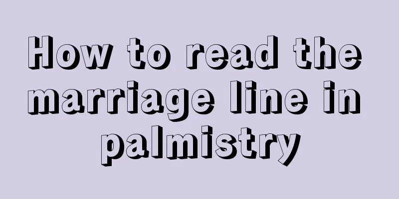 How to read the marriage line in palmistry