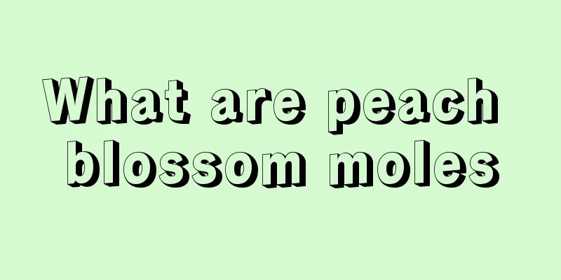 What are peach blossom moles