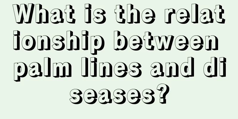 What is the relationship between palm lines and diseases?