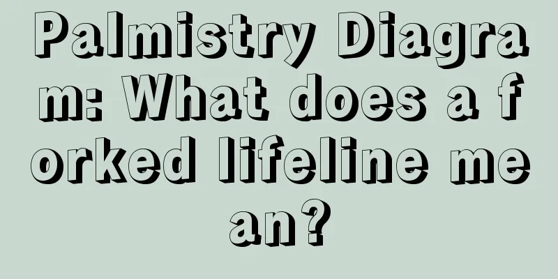 Palmistry Diagram: What does a forked lifeline mean?
