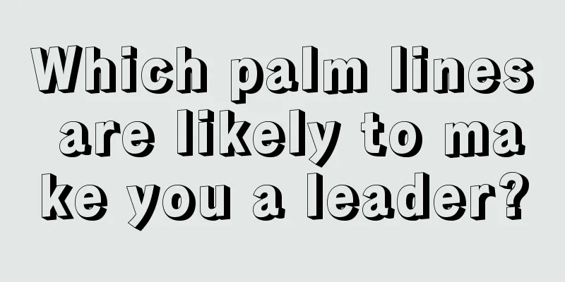 Which palm lines are likely to make you a leader?