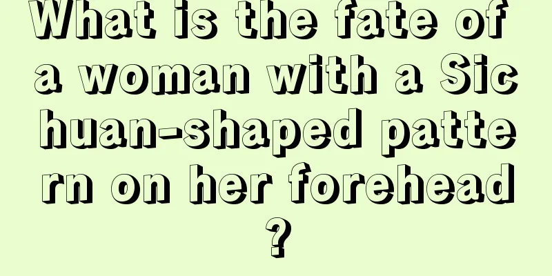 What is the fate of a woman with a Sichuan-shaped pattern on her forehead?